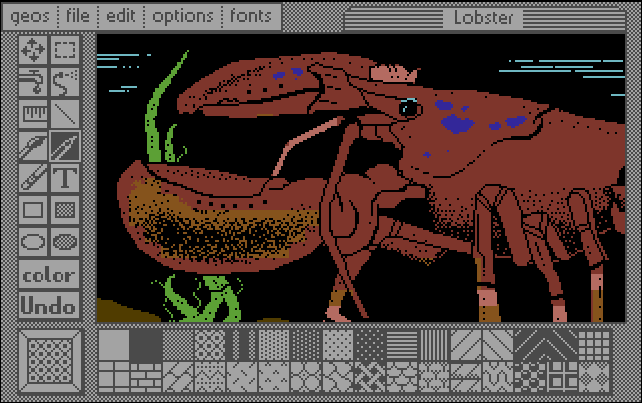 GEOS PAINT Commodore 64